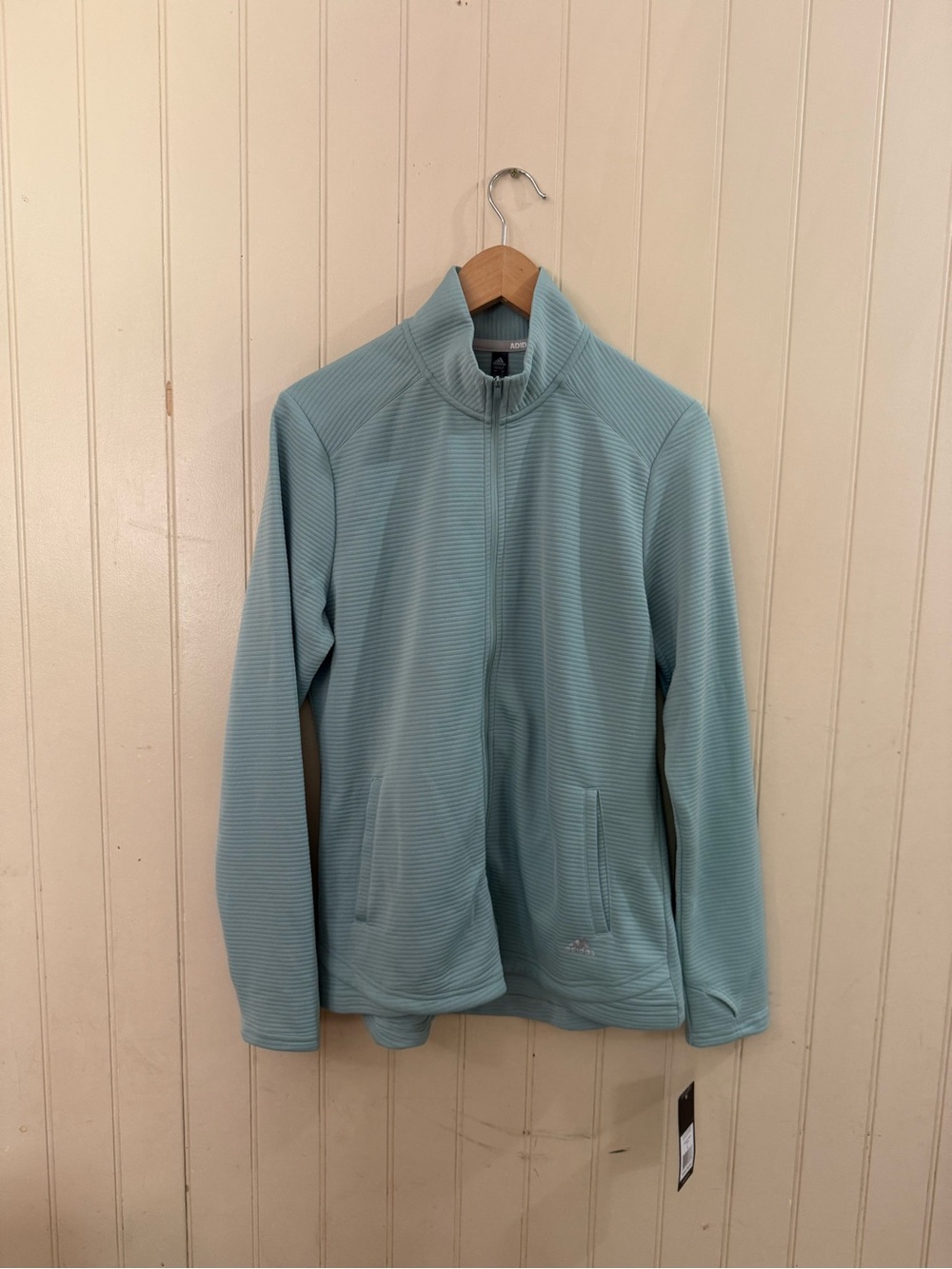 Womens Adidas Golf Zip Up Performance Jacket Size Large